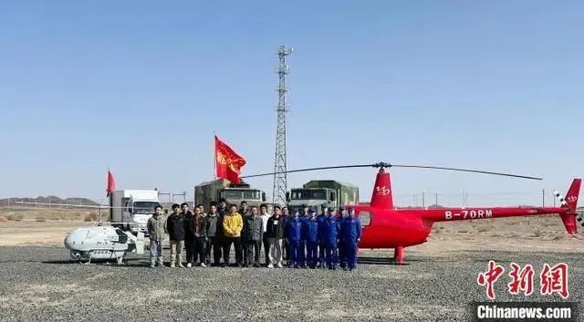 中航智無人直升機完成神舟十三號太空往返保障任務插圖 圖片