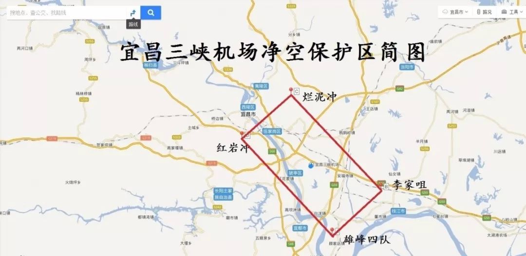 湖北宜昌無(wú)人機(jī)管理規(guī)定(三峽機(jī)場(chǎng)凈空保護(hù)區(qū)范圍圖)插圖 湖北宜昌無(wú)人機(jī)管理規(guī)定(三峽機(jī)場(chǎng)凈空保護(hù)區(qū)范圍圖)