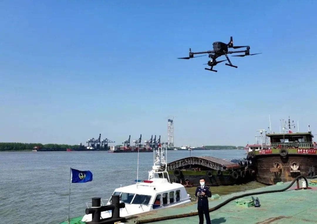南京聯(lián)通助力長江上全國首次5G無人機遠程起降飛行驗證插圖 圖片